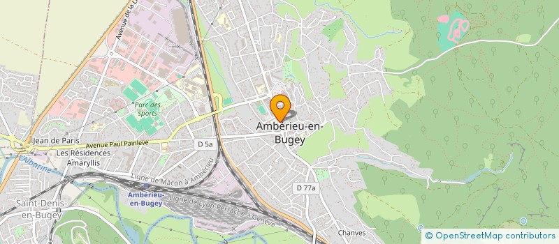 localisation de l'entreprise MONSIEUR PATRICE ECHALLIER à AMBERIEU-EN-BUGEY