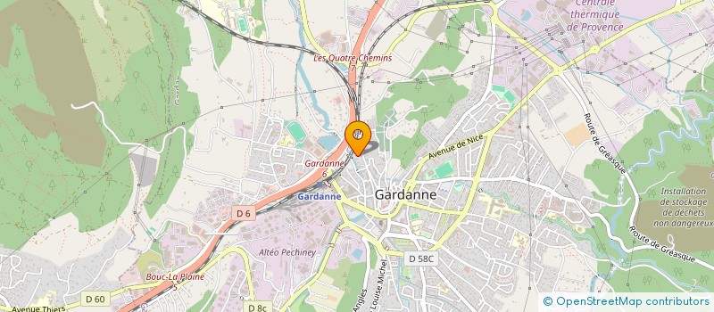 localisation de l'entreprise MONSIEUR PATRICE EDORH à GARDANNE