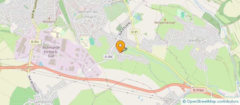 localisation de l'entreprise MONSIEUR PATRICE EHL  BEHREN-LES-FORBACH