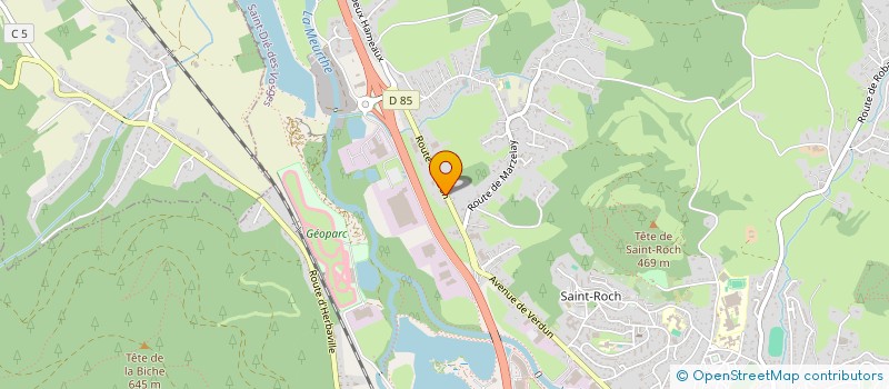 localisation de l'entreprise MONSIEUR PATRICE EHRHART  SAINT-DIE-DES-VOSGES