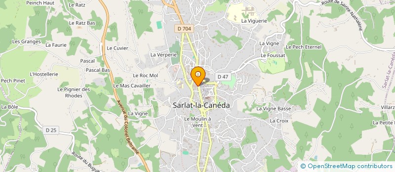 localisation de l'entreprise MONSIEUR PATRICE EPRINCHARD à SARLAT-LA-CANEDA