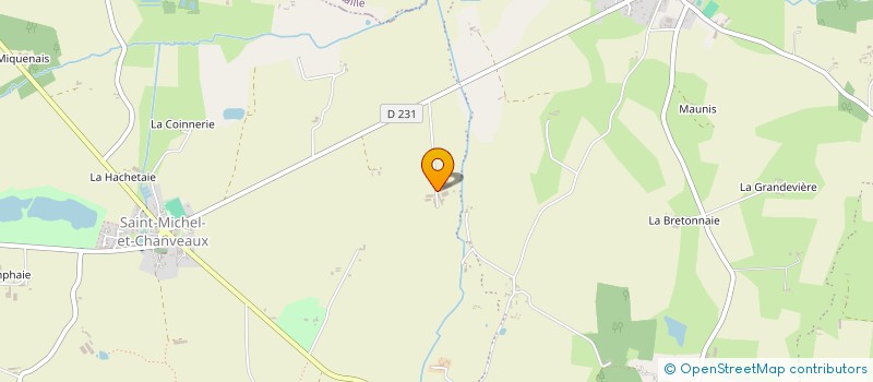 localisation de l'entreprise MONSIEUR PATRICE ESNAULT à OMBREE D'ANJOU