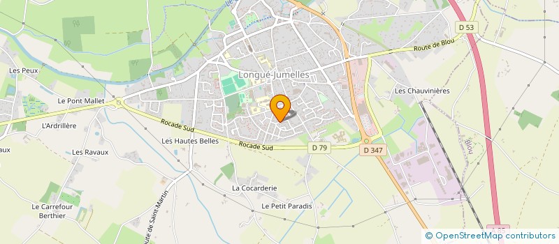 localisation de l'entreprise MONSIEUR PATRICE ESNAULT  LONGUE-JUMELLES