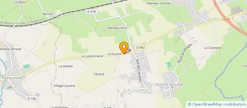 localisation de l'entreprise MONSIEUR PATRICE ESTACE  YVETOT-BOCAGE