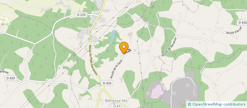 localisation de l'entreprise MONSIEUR PATRICE ETCHETO  BENESSE-LES-DAX