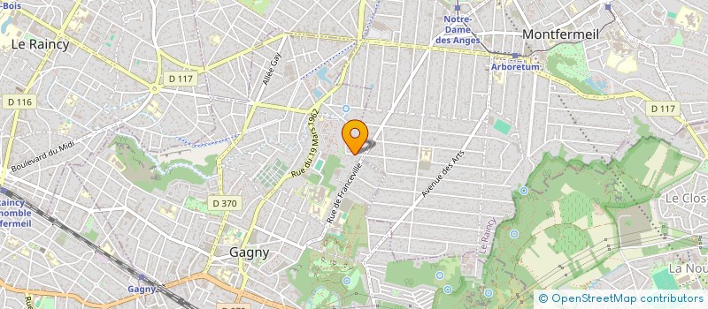 localisation de l'entreprise MONSIEUR PATRICE ETTOU  GAGNY