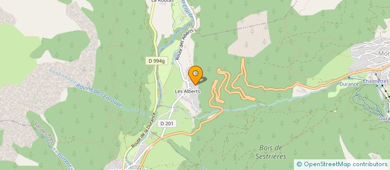 localisation de l'entreprise MONSIEUR PATRICE EVRARD  MONTGENEVRE