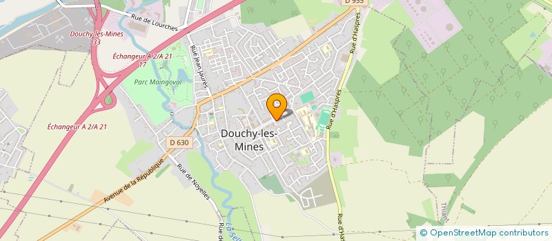 localisation de l'entreprise MONSIEUR PATRICE FACHAT à DOUCHY-LES-MINES