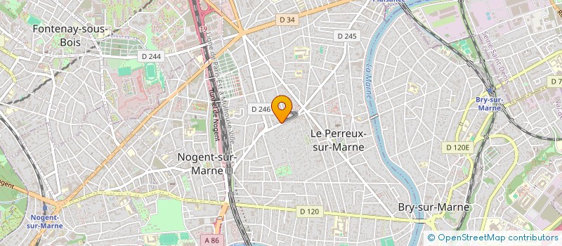 localisation de l'entreprise MONSIEUR PATRICE FAUCHER à LE PERREUX-SUR-MARNE