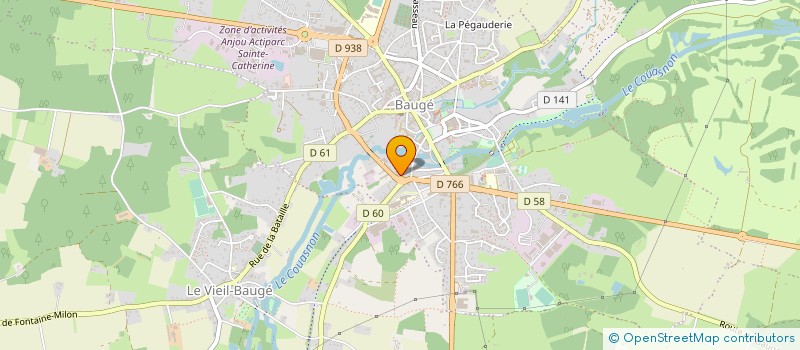 localisation de l'entreprise MONSIEUR PATRICE FAULQUE  BAUGE-EN-ANJOU