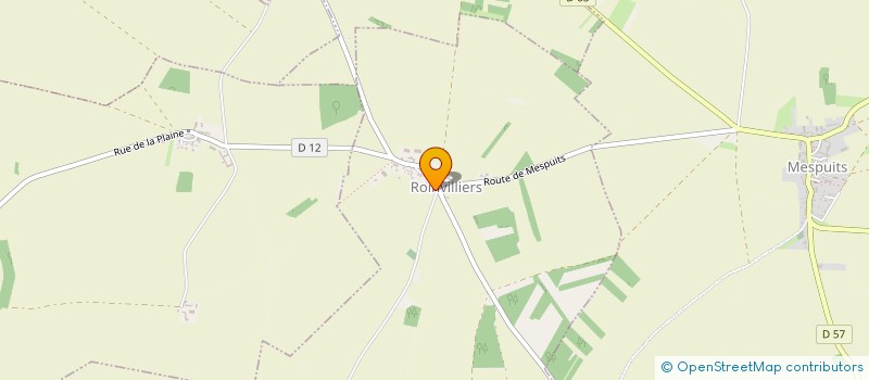 localisation de l'entreprise MONSIEUR PATRICE FAVEL  ROINVILLIERS