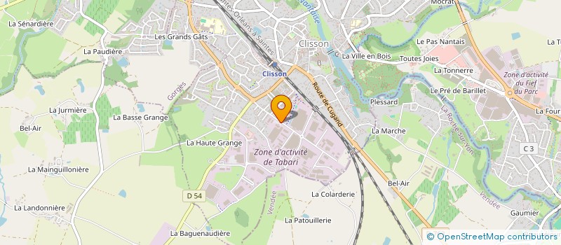 localisation de l'entreprise MONSIEUR PATRICE FAVREAU à CLISSON