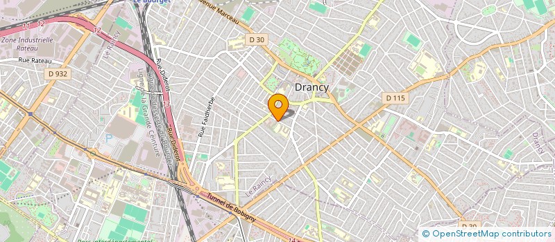 localisation de l'entreprise MONSIEUR PATRICE FAVREUILLE à DRANCY