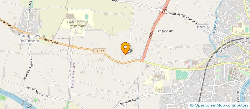 localisation de l'entreprise MONSIEUR PATRICE FAY  ROMANS-SUR-ISERE