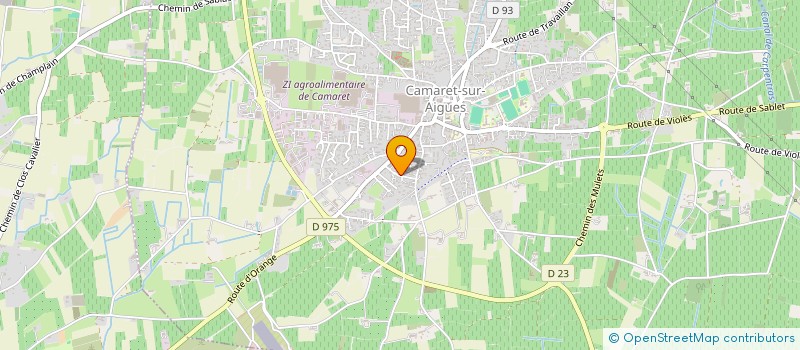 localisation de l'entreprise MONSIEUR PATRICE FAYE  CAMARET-SUR-AIGUES