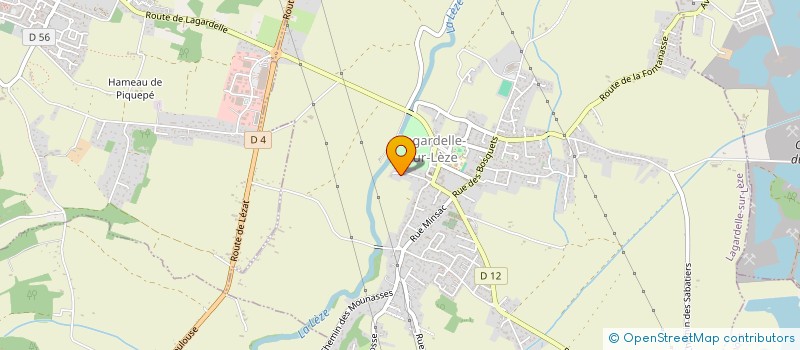 localisation de l'entreprise MONSIEUR PATRICE FERRET  LAGARDELLE-SUR-LEZE