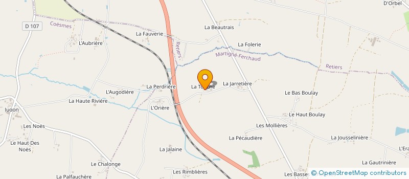 localisation de l'entreprise MONSIEUR PATRICE FEVRIER à FORGES-LA-FORET