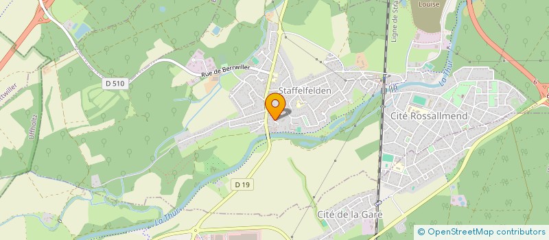 localisation de l'entreprise MONSIEUR PATRICE FIEG  STAFFELFELDEN