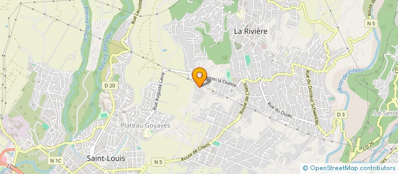 localisation de l'entreprise MONSIEUR PATRICE FLEURIE à SAINT-LOUIS