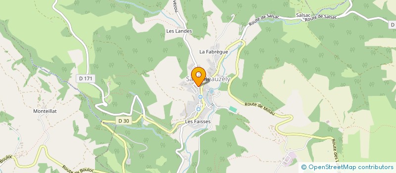 localisation de l'entreprise MONSIEUR PATRICE FONDOCHI à SAINT-BEAUZELY