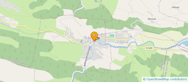 localisation de l'entreprise MONSIEUR PATRICE FONTA à LA BASTIDE-SUR-L'HERS