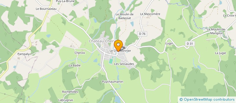 localisation de l'entreprise MONSIEUR PATRICE FONTAINE à CHATEAU-CHERVIX