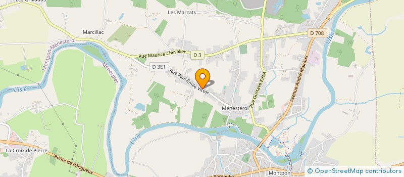 localisation de l'entreprise MONSIEUR PATRICE FOUGERE  MONTPON-MENESTEROL