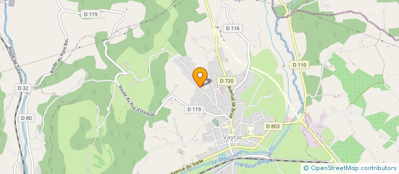 localisation de l'entreprise MONSIEUR PATRICE FOUR  VAYRAC