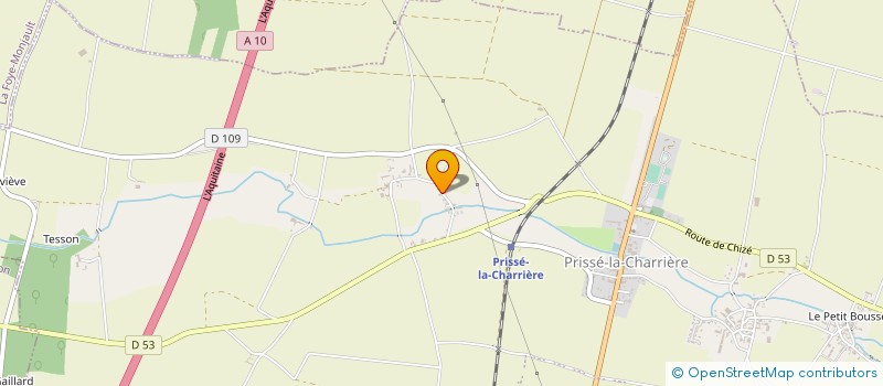 localisation de l'entreprise MONSIEUR PATRICE FRADIN  PLAINE-D'ARGENSON