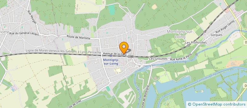 localisation de l'entreprise MONSIEUR PATRICE FRANCHITTO à MONTIGNY-SUR-LOING
