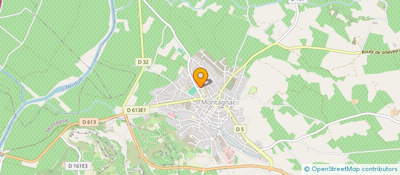 localisation de l'entreprise MONSIEUR PATRICE FRANCO  MONTAGNAC