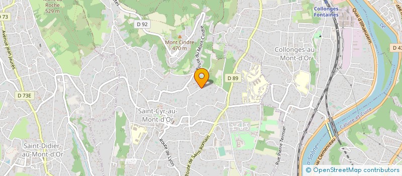 localisation de l'entreprise MONSIEUR PATRICE FRANCOIS-BRAZIER  SAINT-CYR-AU-MONT-D'OR