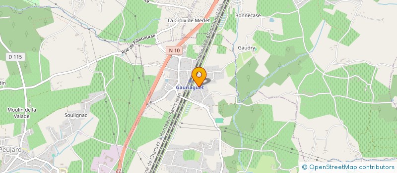 localisation de l'entreprise MONSIEUR PATRICE FURET à GAURIAGUET