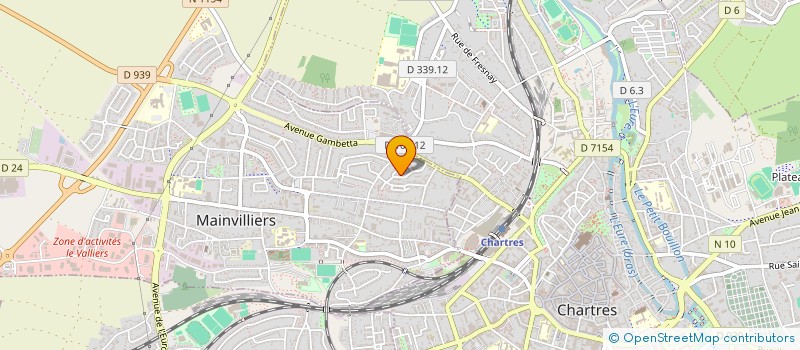 localisation de l'entreprise MONSIEUR PATRICE GABILLARD à MAINVILLIERS