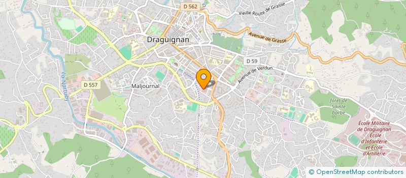 localisation de l'entreprise MONSIEUR PATRICE GADROY  DRAGUIGNAN