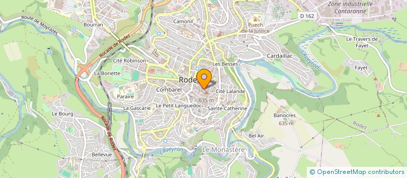 localisation de l'entreprise MONSIEUR PATRICE GALIBERT à RODEZ