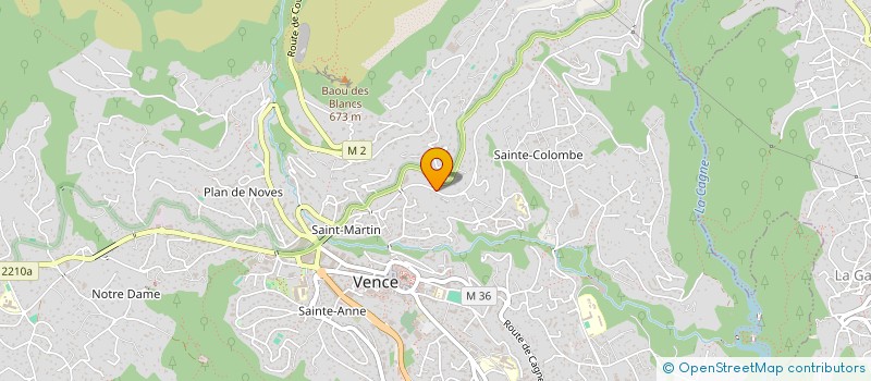 localisation de l'entreprise MONSIEUR PATRICE GANDIBLEUX à VENCE