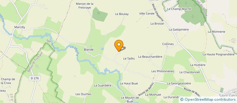 localisation de l'entreprise MONSIEUR PATRICE GARAND à SAINT-GERMAIN-DE-LA-COUDRE