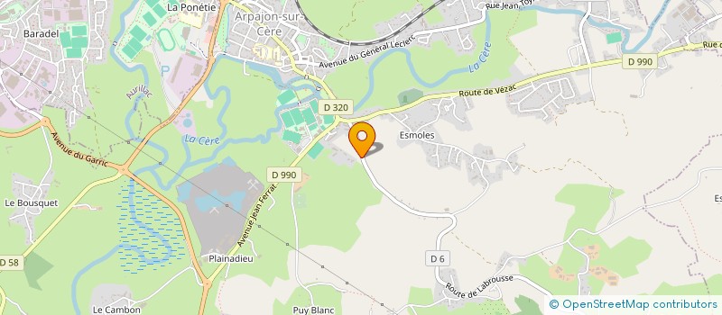 localisation de l'entreprise MONSIEUR PATRICE GARD à ARPAJON-SUR-CERE