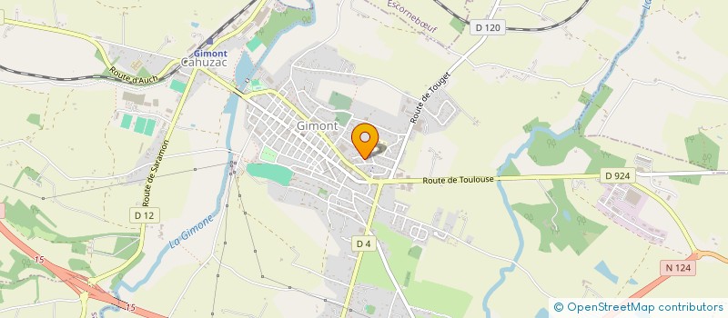 localisation de l'entreprise MONSIEUR PATRICE GARDET  GIMONT