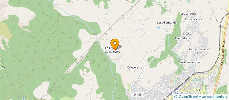 localisation de l'entreprise MONSIEUR PATRICE GARDON  EMBRUN