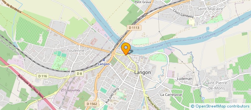 localisation de l'entreprise MONSIEUR PATRICE GARINEAU  LANGON