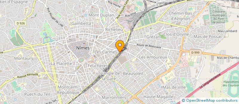 localisation de l'entreprise MONSIEUR PATRICE GARNIER à NIMES