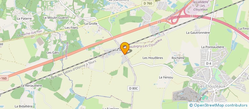 localisation de l'entreprise MONSIEUR PATRICE GARNIER  LANDERONDE