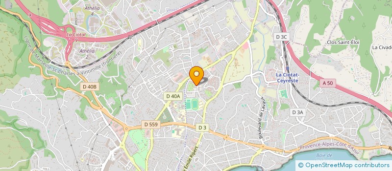 localisation de l'entreprise MONSIEUR PATRICE GAROFALO  LA CIOTAT