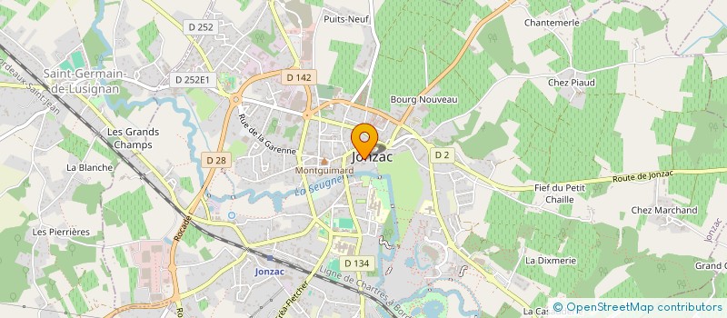 localisation de l'entreprise MONSIEUR PATRICE GAUCHER à JONZAC