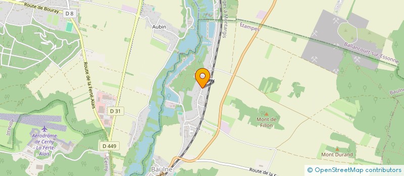 localisation de l'entreprise MONSIEUR PATRICE GAUCHER  BAULNE