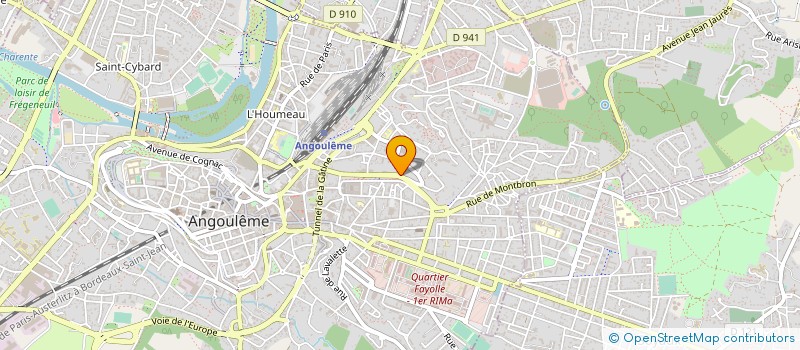 localisation de l'entreprise MONSIEUR PATRICE GAUVRY à ANGOULEME