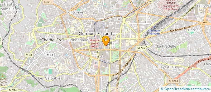 localisation de l'entreprise MONSIEUR PATRICE GELINEAU  CLERMONT-FERRAND