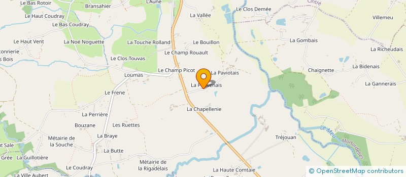 localisation de l'entreprise MONSIEUR PATRICE GEORGEAUX  TALENSAC